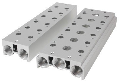Пневмоплита  монтажная  300M-5F(5 мест)  для  пневмораспределителей 4V300